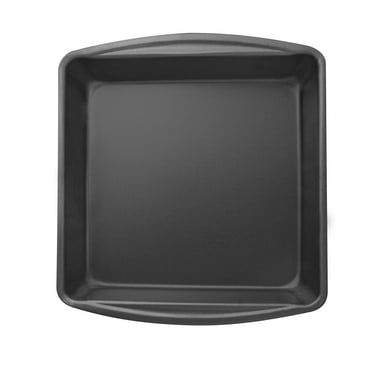 Mainstays Nonstick 9" x 9" x 2" Square Cake Pan, Brownie Pan, Gray