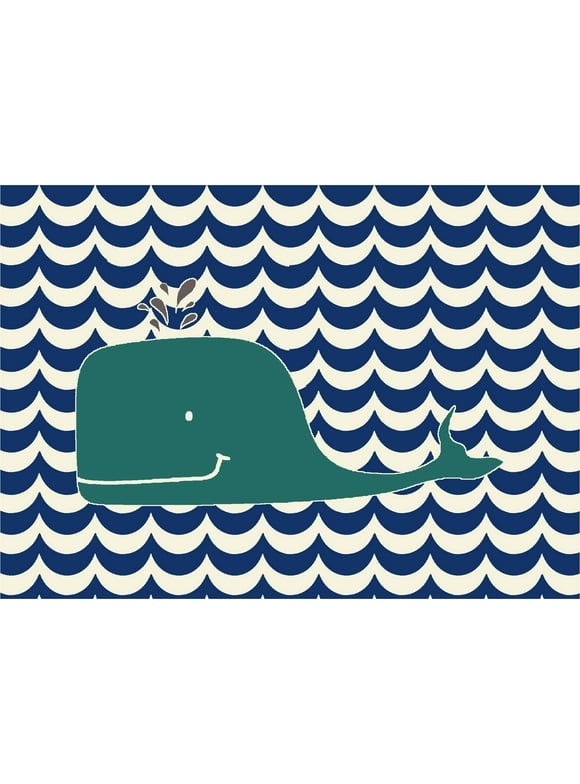 Mainstays Oh Whale Area Rug