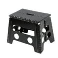 thumbnail image 1 of Mainstays One Step Folding Step Stool, Black Plastic, 1 of 9