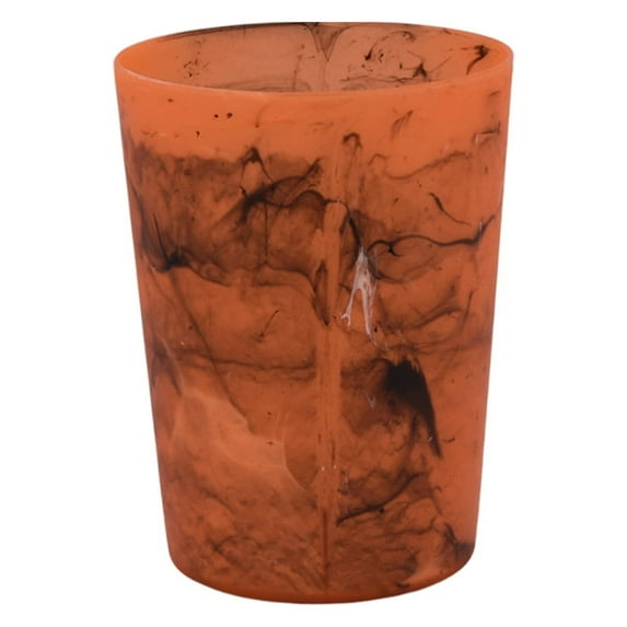 Mainstays - Orange Tie Dye Round Plastic Tumbler, 18-Ounce