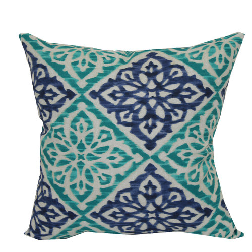 Mainstays Outdoor 16" Diamond Ikat Toss Pillow