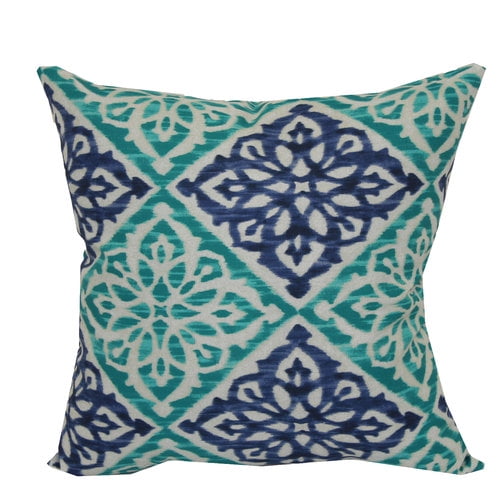 Mainstays Outdoor 16" Diamond Ikat Toss Pillow