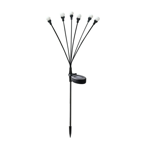 Mainstays Outdoor 6 LED Solar Fairy Lighting Stake, 6.7"W*3.5"D*28.4"H, 0.28 lb weight