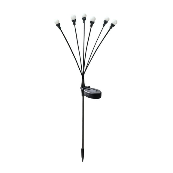 Mainstays Outdoor 6 LED Solar Fairy Lighting Stake, 6.7"W*3.5"D*28.4"H, 0.28 lb weight