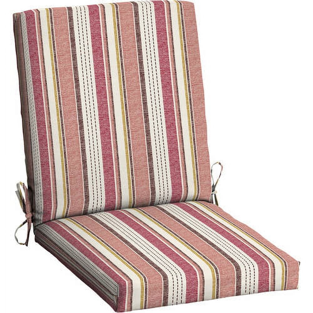 Mainstays Outdoor Patio Dining Chair Cushion, Multiple Patterns
