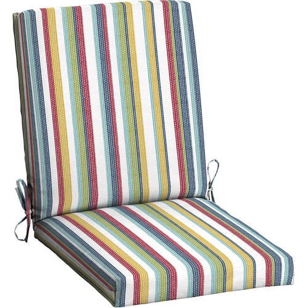 Mainstays Outdoor Patio Dining Chair Cushion, Multiple Patterns