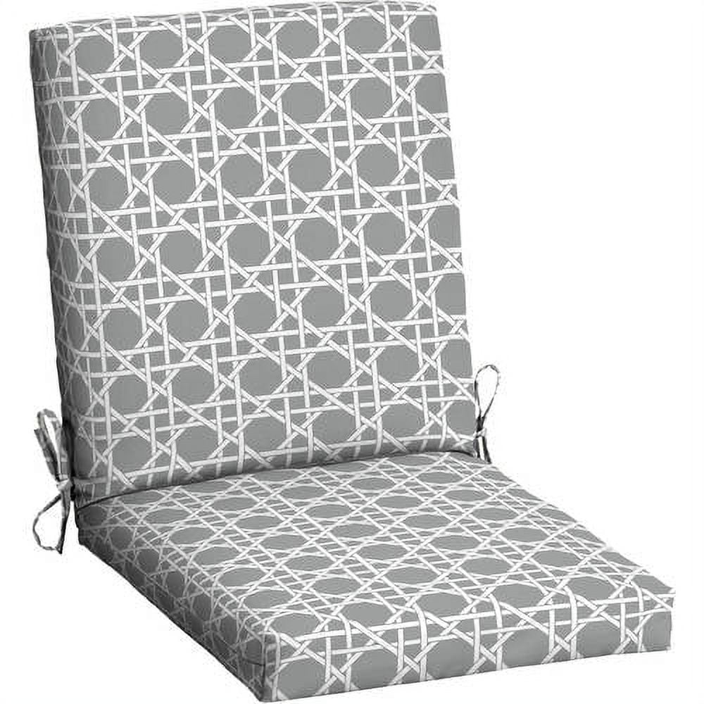 Mainstays Outdoor Patio Dining Chair Cushion, Multiple Patterns