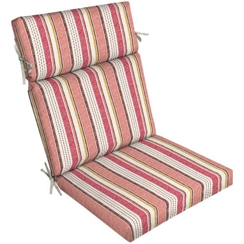 Mainstays Outdoor Patio Dining Chair Cushion, Multiple Patterns