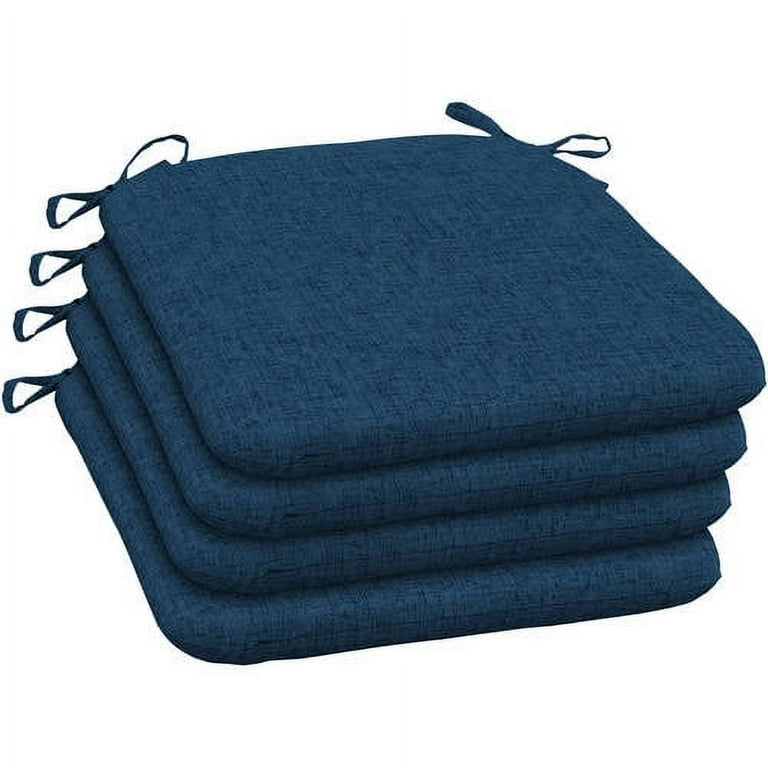 Mainstays Outdoor Patio Wrought Iron Seat Pad Set of 4 Multiple