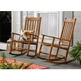 thumbnail image 1 of Mainstays Outdoor Wood Porch Rocking Chair, Natural, 1 of 8