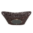 thumbnail image 1 of Mainstays Oval Dark Seagrass Storage Basket, Chalkboard, Cutout Handles, 15.94L x 12.01W x 6.61H, 1 of 11