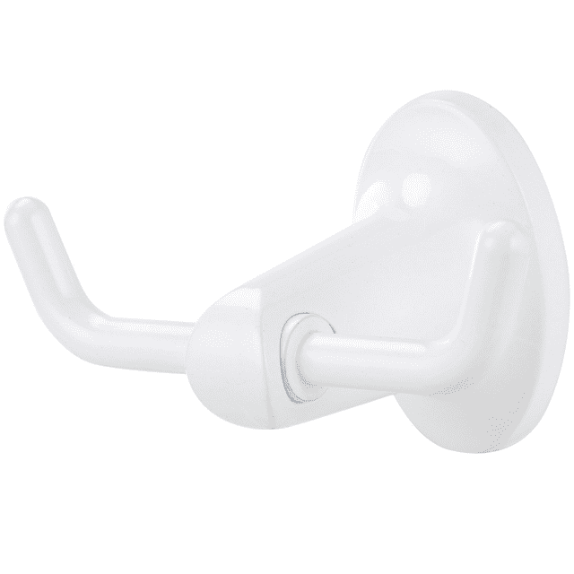 Mainstays Oval Style Steel Robe Hook, Artic White Finish