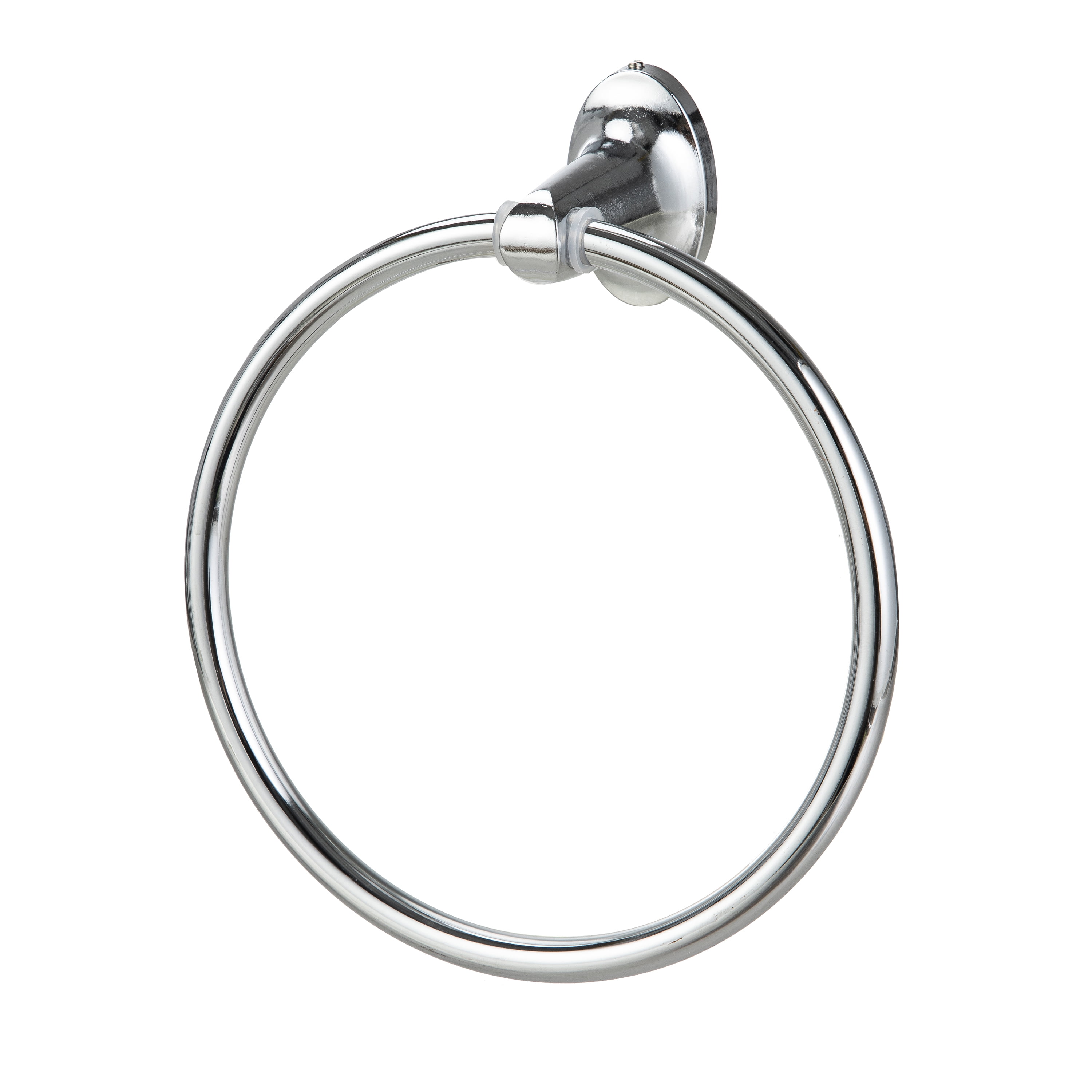 Mainstays Oval Style Steel Towel Holder Ring Chrome Finish