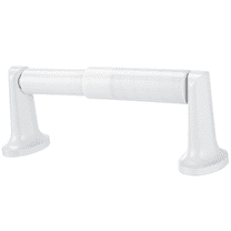 Mainstays Oval Style Wall Mounted Toilet Paper Holder, White Finish