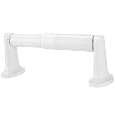 Mainstays Oval Style Wall Mounted Toilet Paper Holder, White Finish