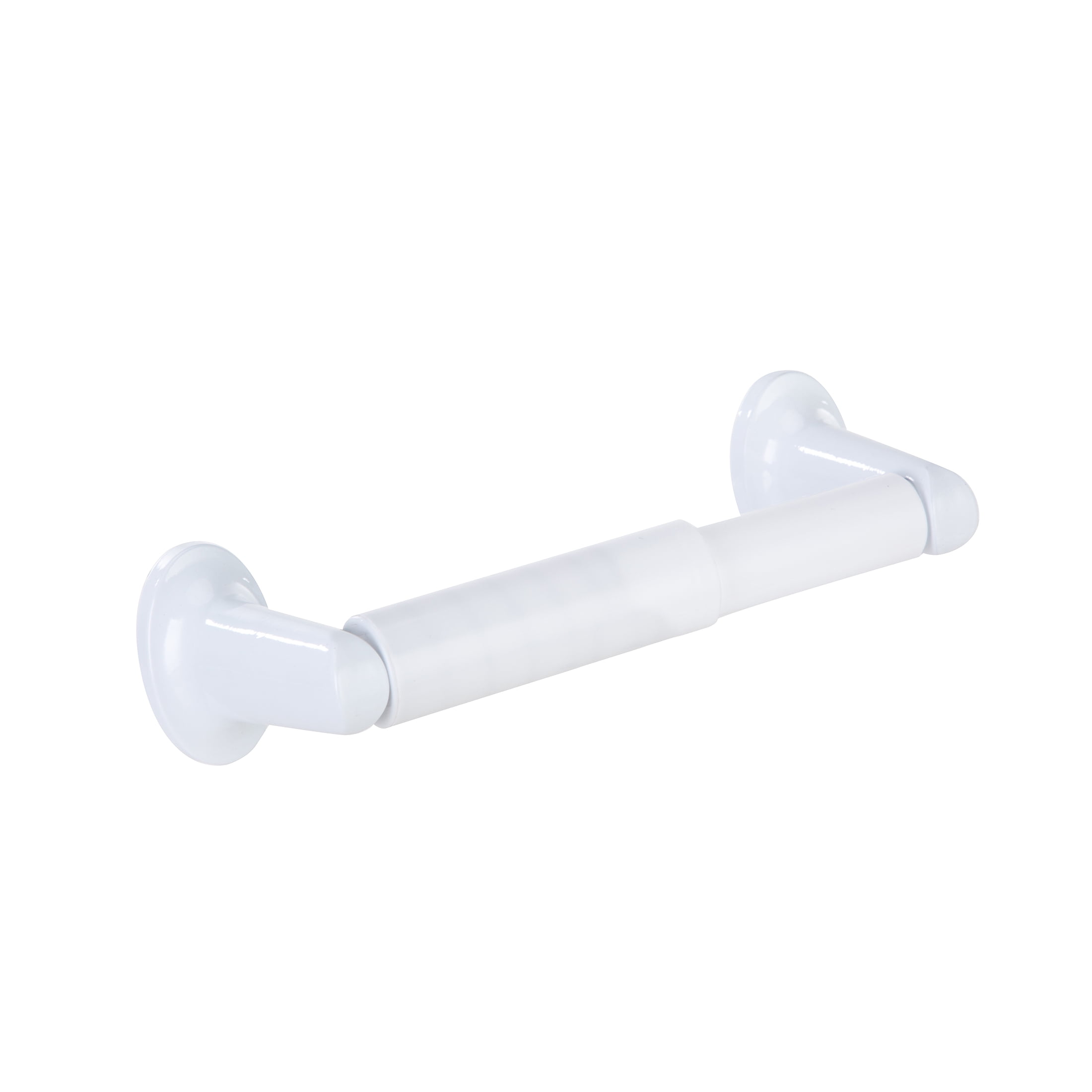 Mainstays White Oval Wall Mount Toilet Paper Holder with Hardware