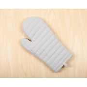 Mainstays Oven Mitt, Gray, 7  x 12.5 , 100% Cotton Shell 100% Polyester Fill