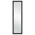 thumbnail image 1 of Mainstays Over-The-Door Mirror with hardware, 14.25IN X 50.25IN, Black, 1 of 8
