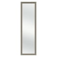 Mainstays OverTheDoor Mirror with hardware, 14.25IN X 50.25IN, Rustic