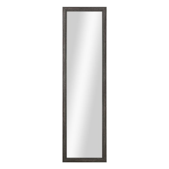 Mainstays Over-The-Door Rectangular Mirror 14.25IN X 50.25IN, Gray