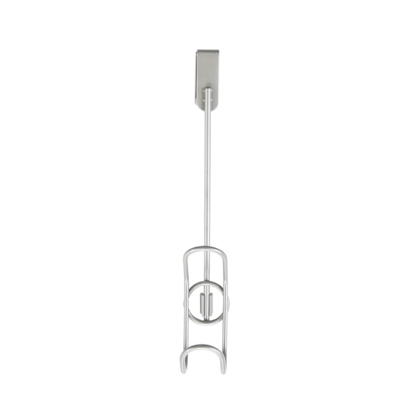 Mainstays Over The Door Single Hook, Metal Satin Finish