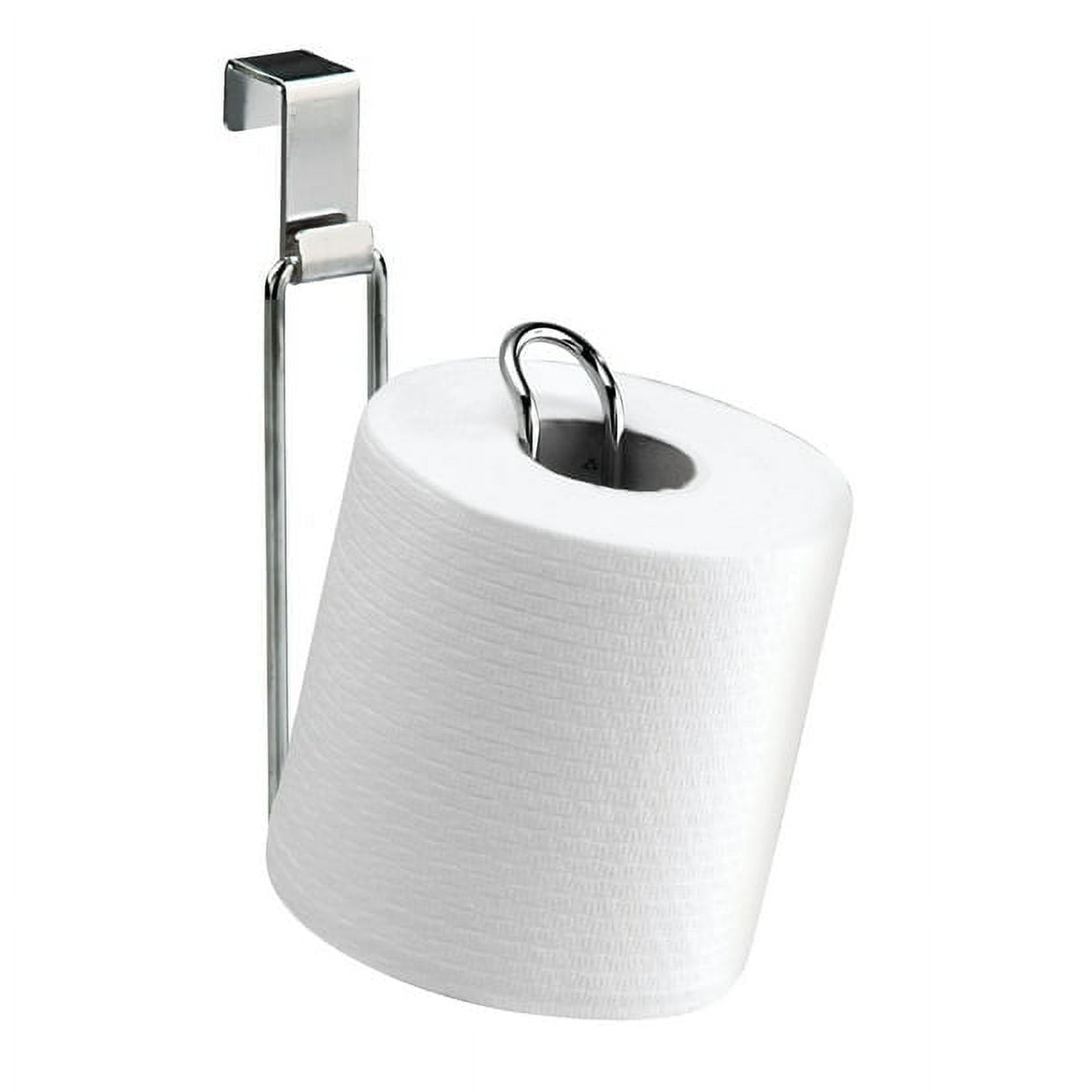 Chrome Over-the-Tank Toilet Paper Holder with Slim Profile