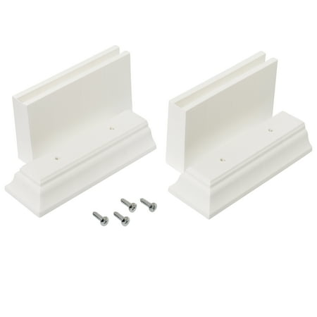 Mainstays Over-The-Toilet Bathroom Spacesaver Leg Extension Kit, White, 2 Pieces, 1 Pack