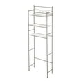 Mainstays Over the Toilet Steel 3Shelf Bath Shelves Space Saver, Satin