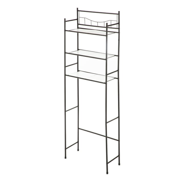 Mainstays Over the Toilet Steel 3Shelf Bath Shelves Space Saver