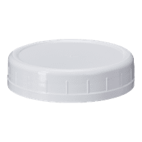 Mainstays Pack of 8 BPA-Free Plastic Regular Mouth Canning Jar Lids, White