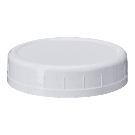 Mainstays Pack of 8 BPA-Free Plastic Regular Mouth Canning Jar Lids, White