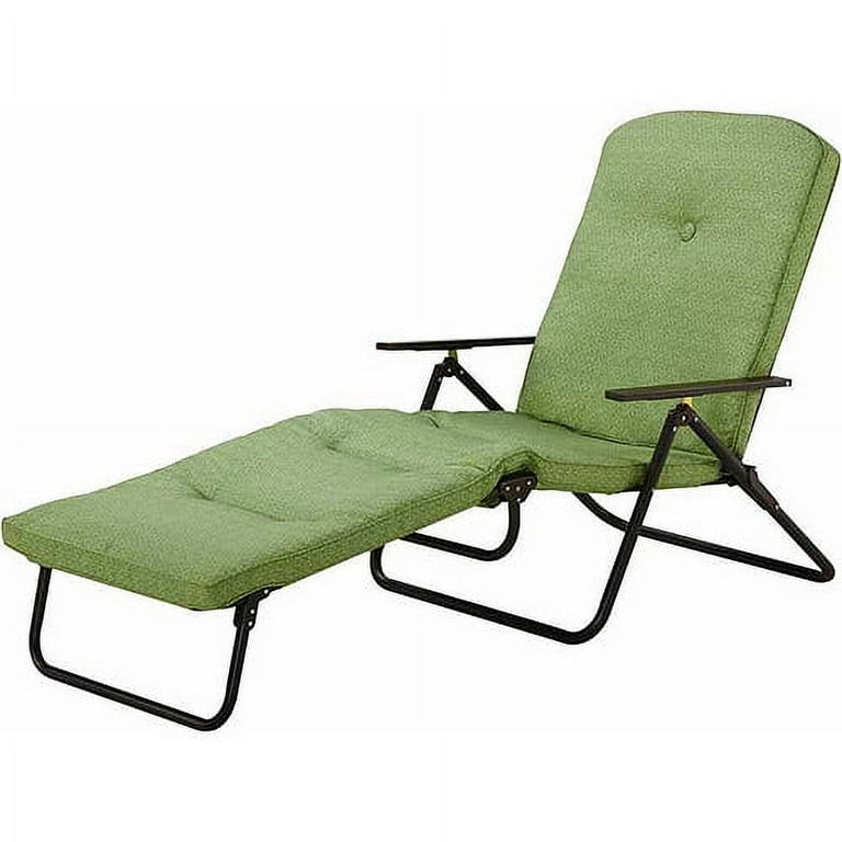 Mainstays Padded Folding Chaise Lounge Multiple Colors Walmart