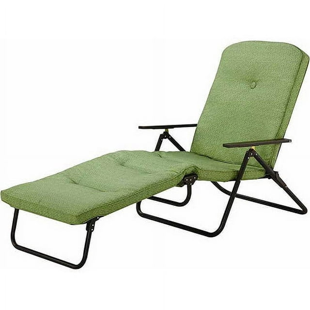 Mainstays Padded Folding Chaise Lounge, Multiple Colors