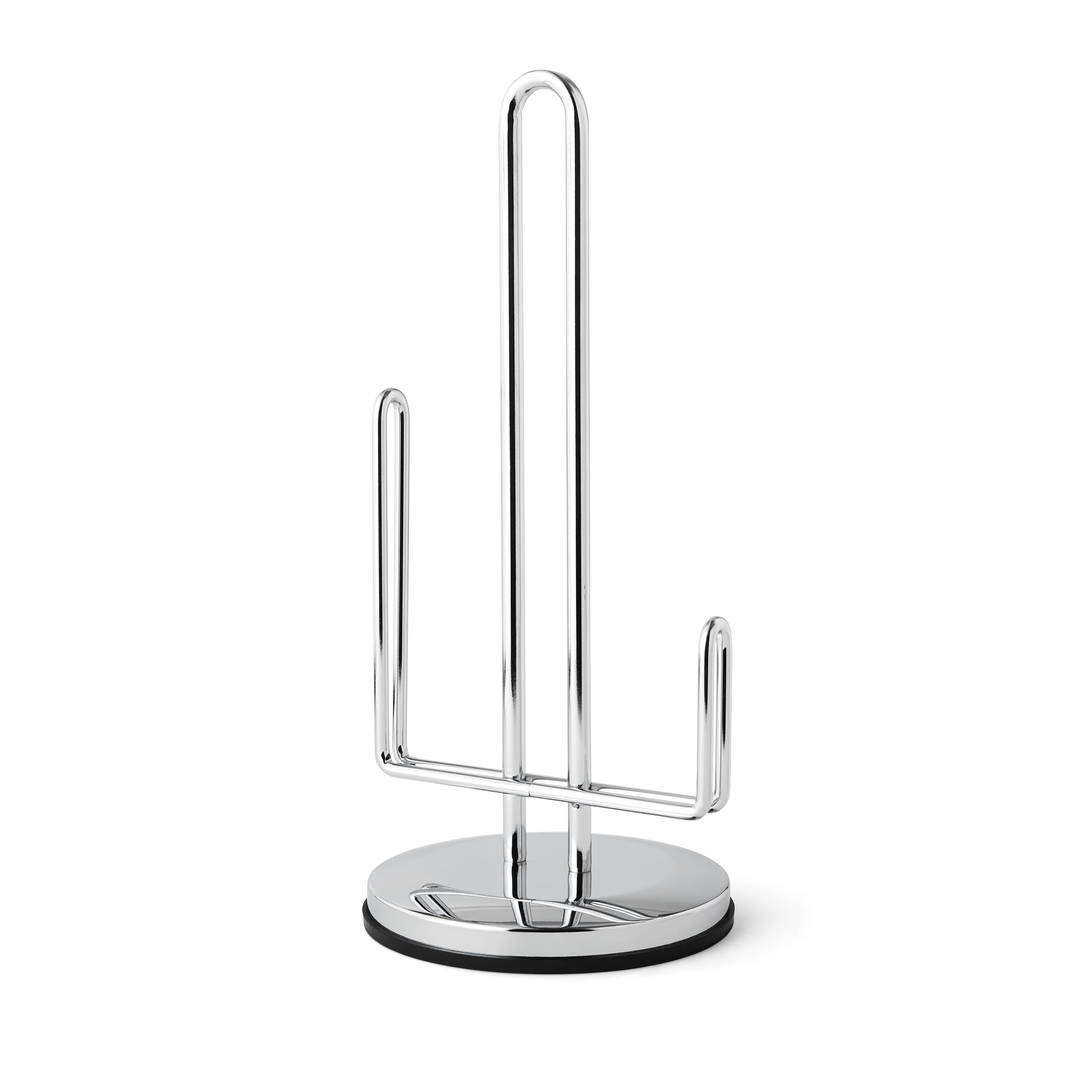Mainstays Paper Towel Holder with Non-Slip Base, Stainless Steel