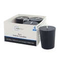 thumbnail image 1 of Mainstays Votive Candles, Unscented, Black, 4 Pack, 1 of 12