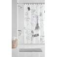 thumbnail image 1 of Mainstays Paris Eiffel Tower 13 Piece Shower Bathroom Set, 1 of 4