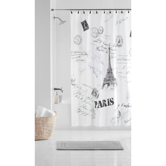 Mainstays Paris Eiffel Tower 13 Piece Shower Bathroom Set