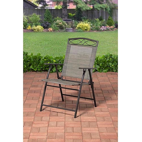 Mainstays Parksburg Outdoor Folding Sling Chair