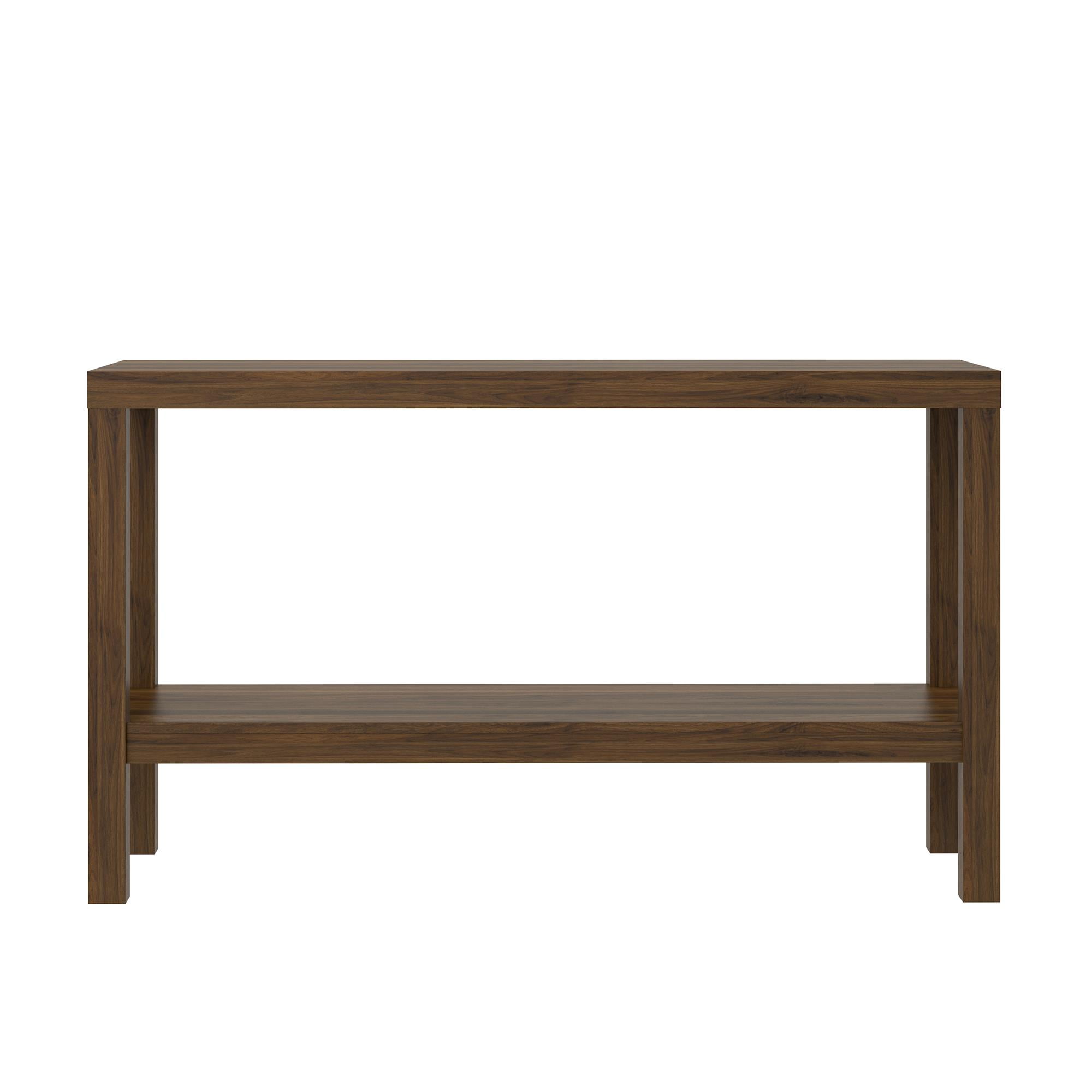Mainstays Parsons Console Table, Walnut - Walmart.com