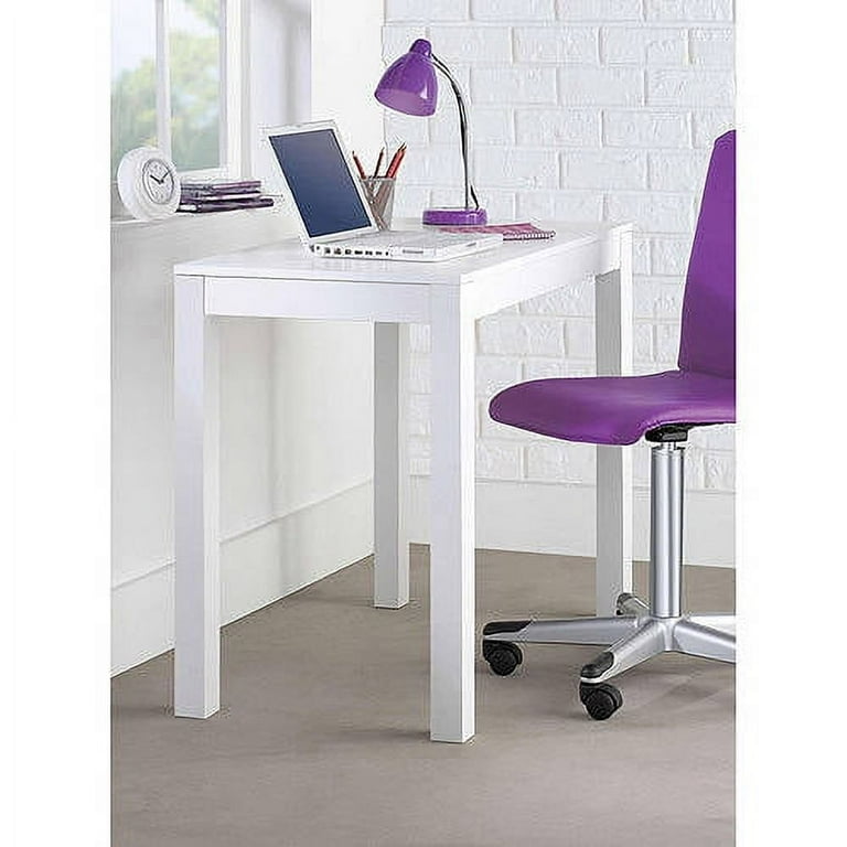 Mainstays Parsons Desk with Drawer Multiple Colors Walmart