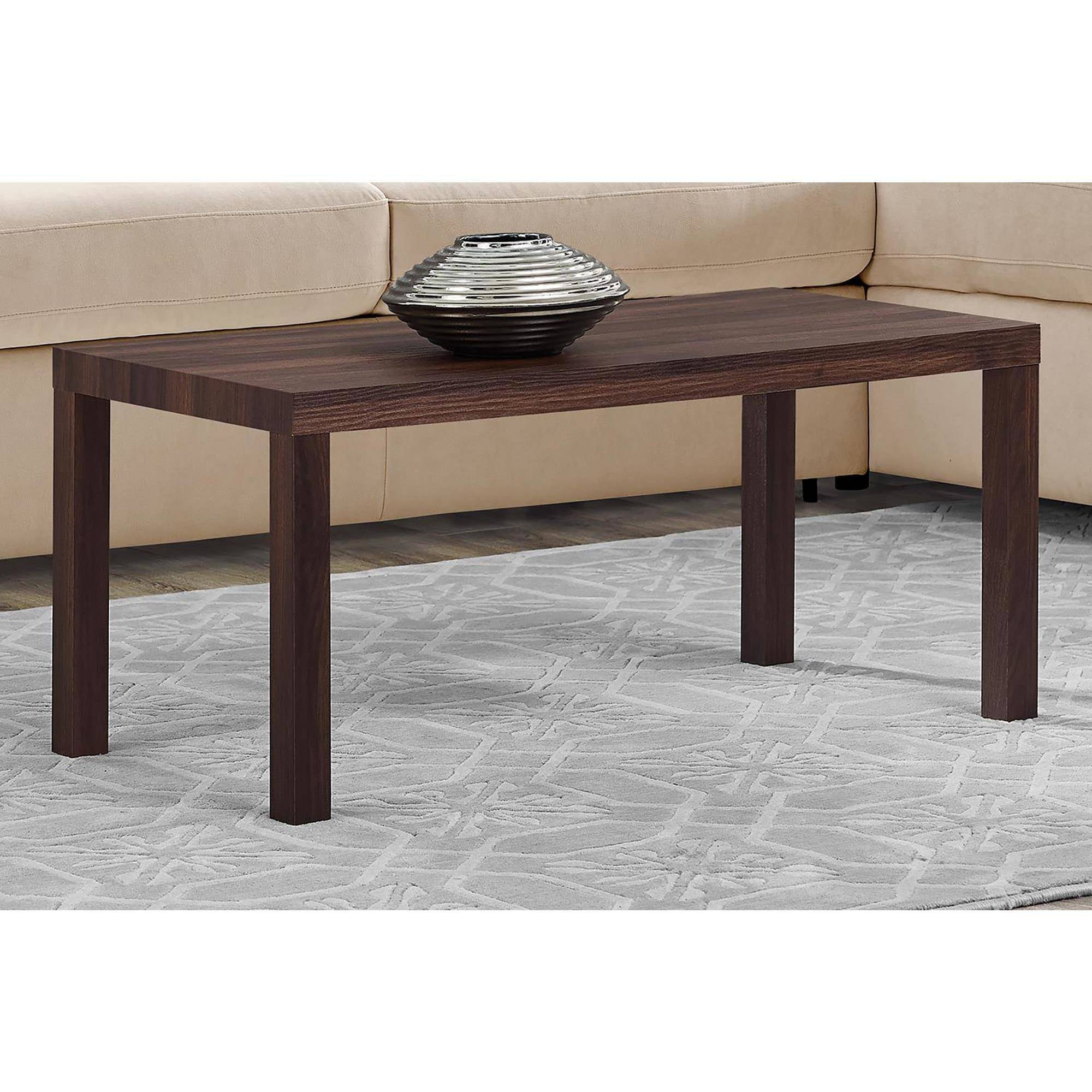 Mainstays parsons sturdy rectangular coffee table deals