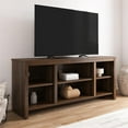 thumbnail interactive-video image 1 of Mainstays Parsons TV Stand for TVs up to 50", Canyon Walnut, 1 of 14