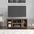 Mainstays Parsons TV Stand for TVs up to 50", Rustic Oak