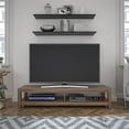 Mainstays Parsons TV Stand for TVs up to 65", Walnut