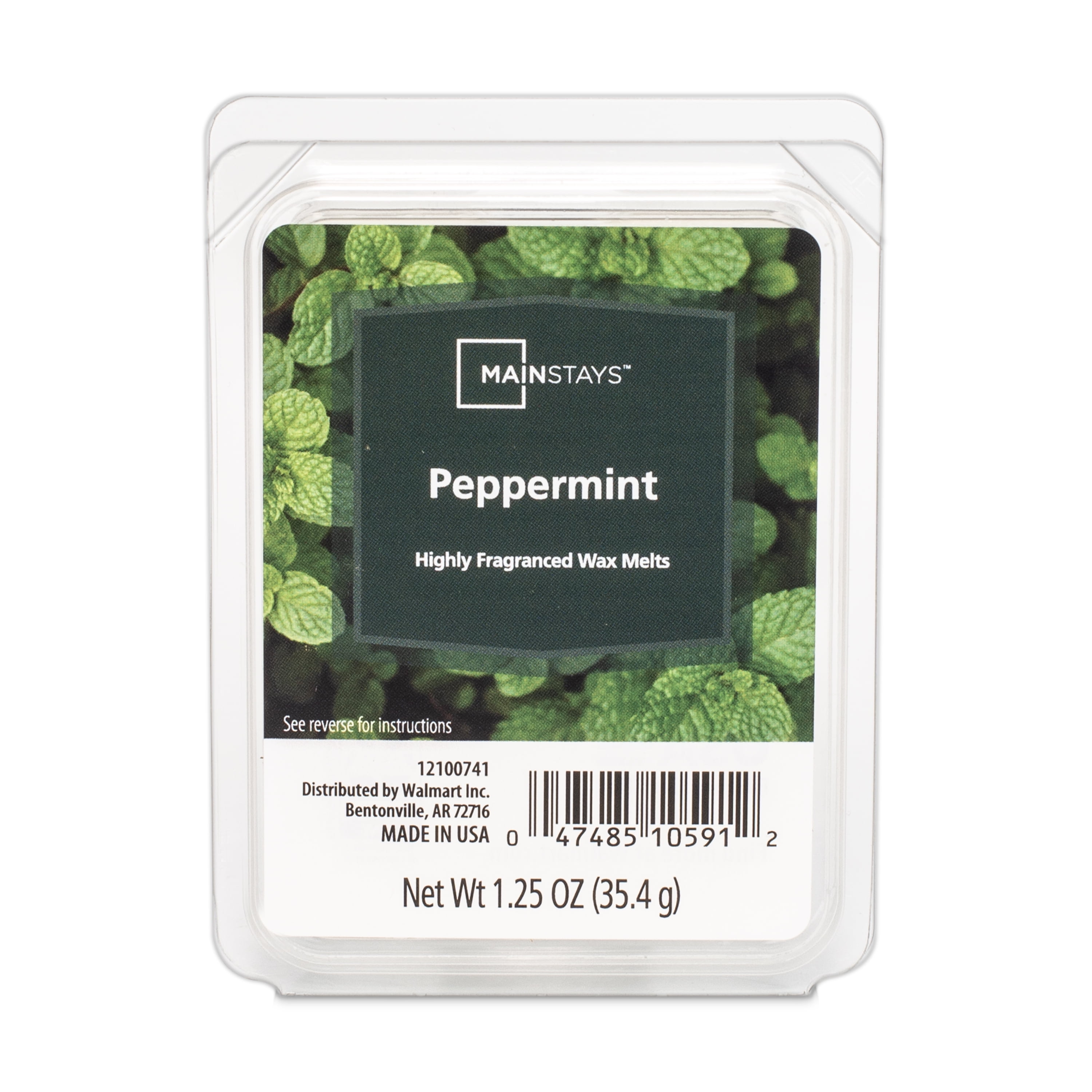 Mainstays Peppermint Scented Wax Melts, 1.25 oz