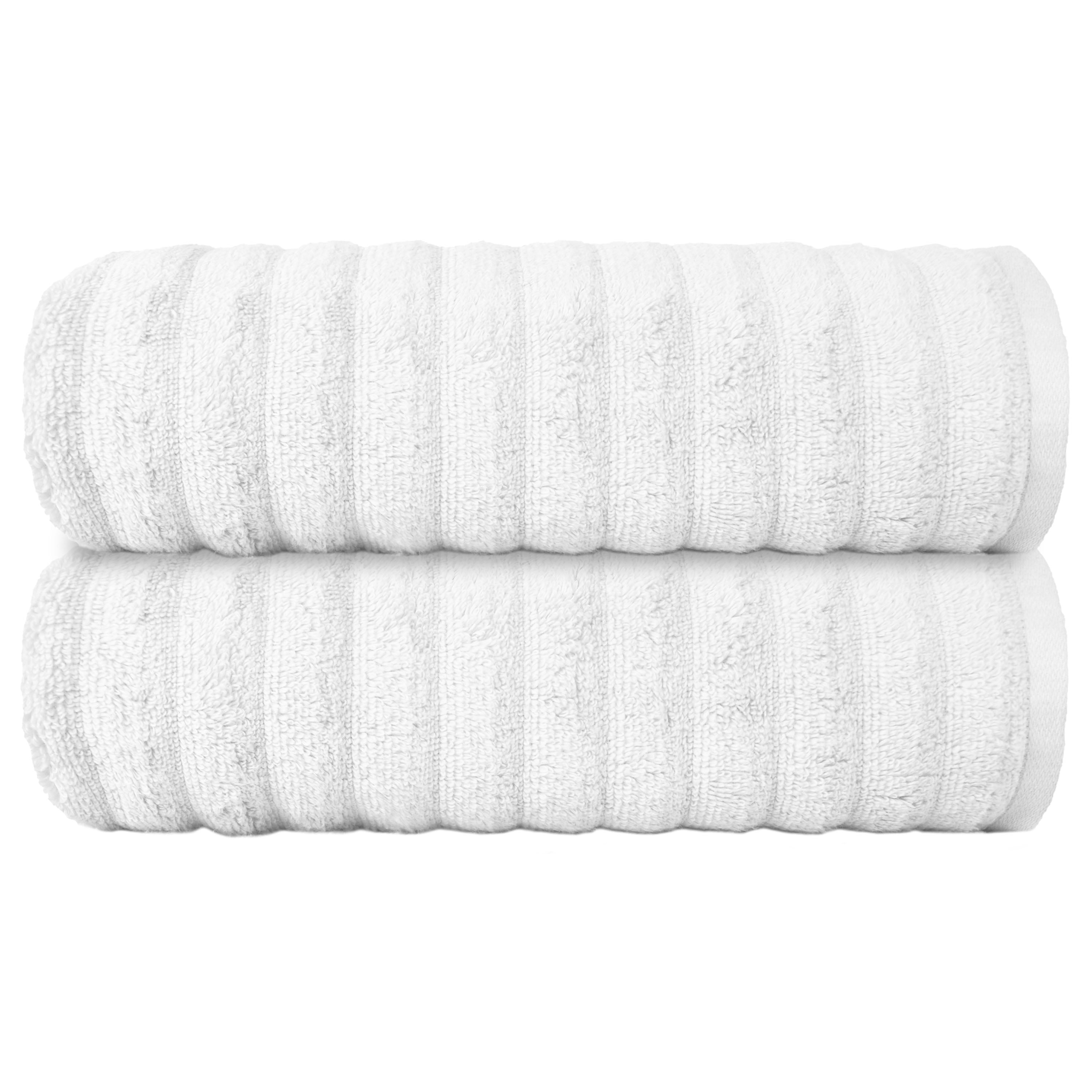 8 Pcs Bath Towels Set, Quick Dry Bathroom Towels Set, 2 XL Bath Sheets/2  Hand Towels/4 Washcloths, 600 GSM Microfiber Shower Towels Large Ultra Soft