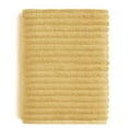 thumbnail image 1 of Mainstays Performance Bath Sheet, 62 in x 30 in, 87% Cotton/13% Recycled Polyester, Textured Yellow, 1 of 8