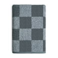thumbnail image 1 of Mainstays Performance Checkered Bath Towel, 54" x 30", Soothing Grey, 1 of 9