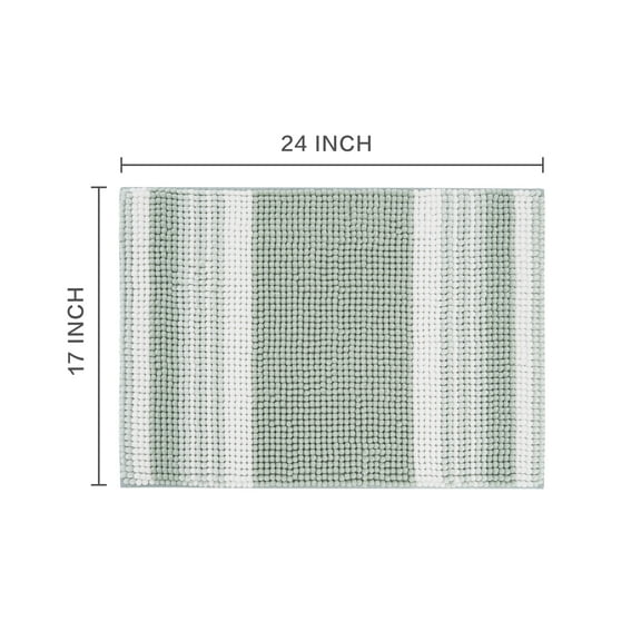 Mainstays Performance Foam Noodle Bath Rug, 17" x 24", Soft Sea