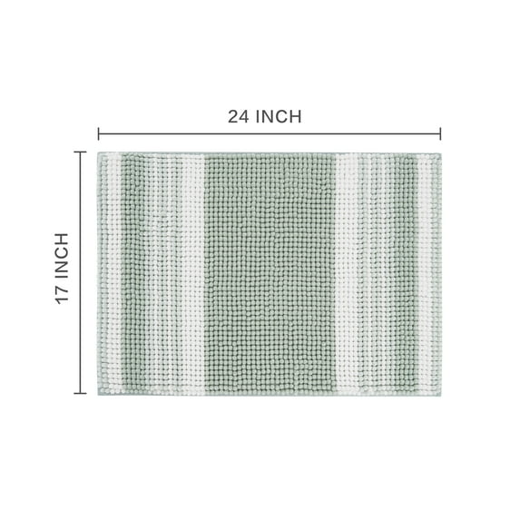 Mainstays Performance Foam Noodle Bath Rug, 17" x 24", Soft Sea